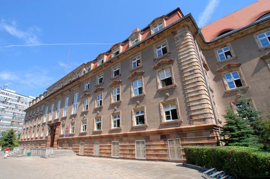 Social Insurance Agency, Wroclaw, street Pereca. Old building.