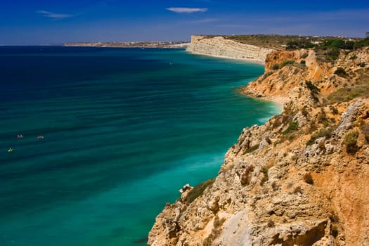 Algarve rock - coast in Portugal