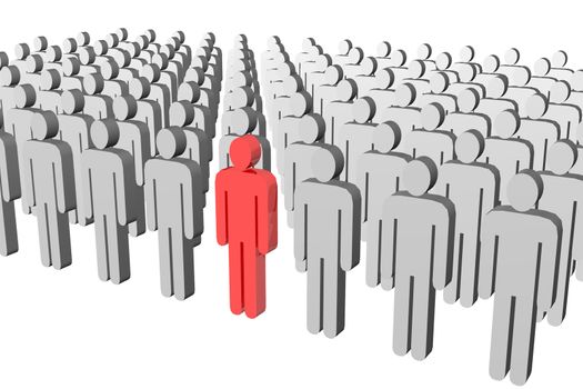 Business Leader Concept as a Art Illustration