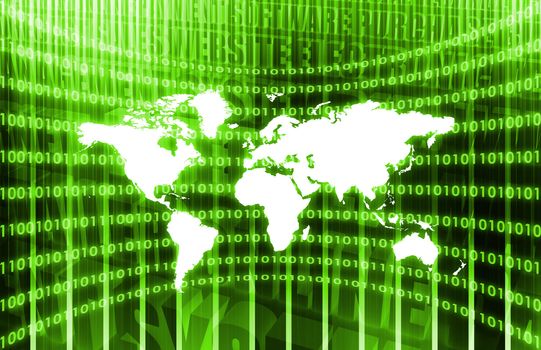 Global Multimedia Technology in Green Data  Art