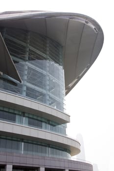 It is a detail of Hong Kong modern building