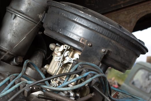automobile mechanism .Part of a car engine