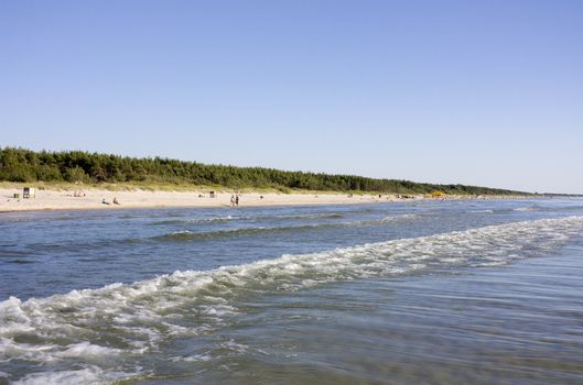 the Baltic Sea beach, Lithuania