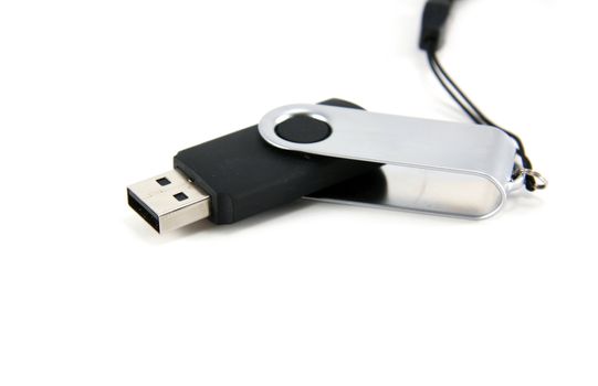 USB memory stick isolated on white