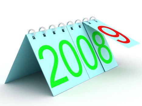 Calendar for 2009. 3D image.