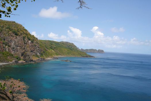 Dolphin Bay in Fernando de Noronha - Brazil.