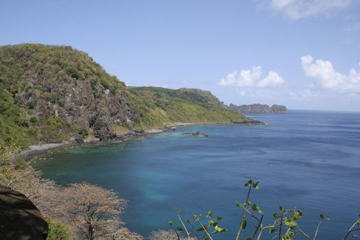 Dolphin Bay in Fernando de Noronha - Brazil.