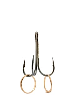 gold ring on hook