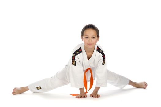 a young sporter with a kimono