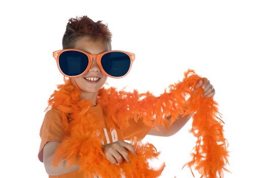 a supporter from the dutch football team