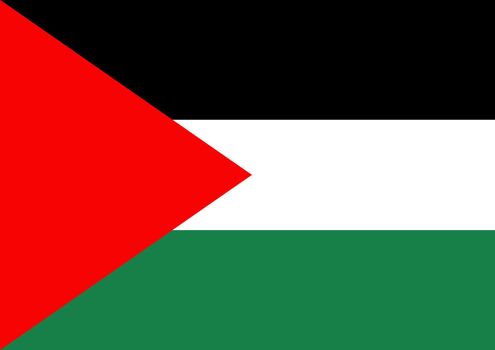 Illustrated flag of Palestine
