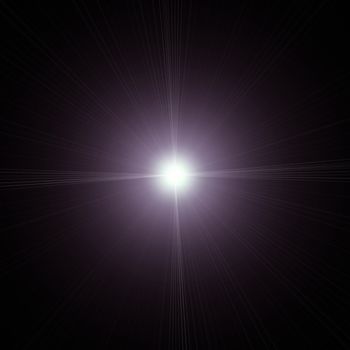 An illustration of a bright star in the sky