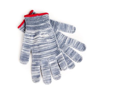 Safety clothing for person protect in a white background