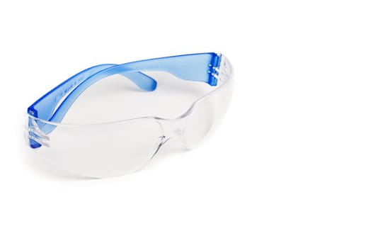 Safety clothing for person protect in a white background