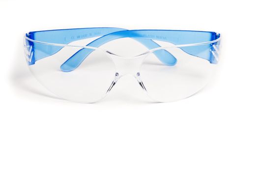 Safety clothing for person protect in a white background