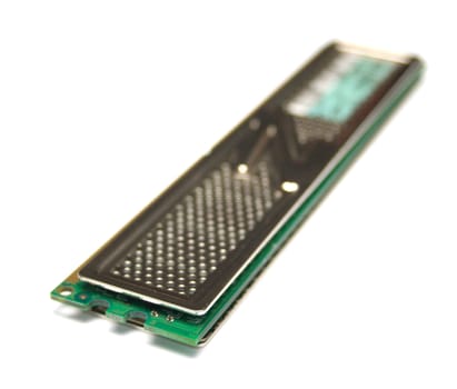 The memory module. isolation on white