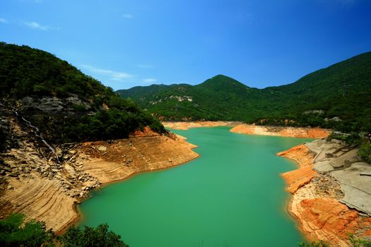 Tai Tam Reservoirs in Hong Kong