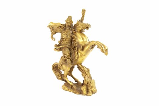 Kuan Kung the Chinese God of War and Prosperity Isolated