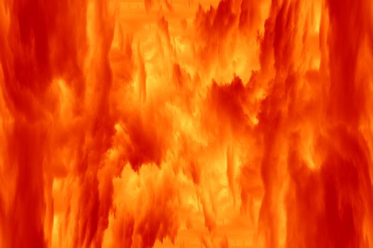 Abstract image of the fire and flame