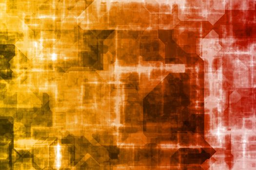 Cyber Business System Data Abstract Background Wallpaper
