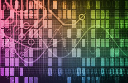 Internet World Wide Web Abstract Tech Background