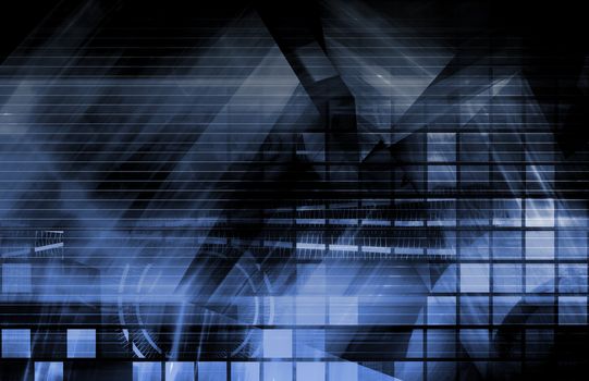Modern Digital Background as a Creative Art
