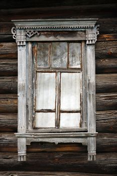 Very old window from the historical village