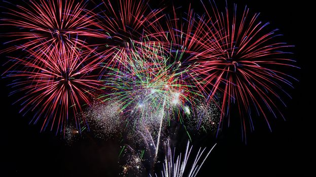 An image of beautiful fireworks celebration