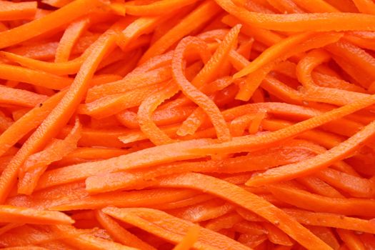 Close up of the korean carrot