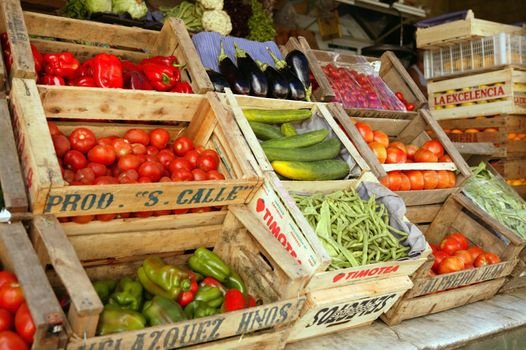 Fresh Produce in market in Buenos Aires, Argentina