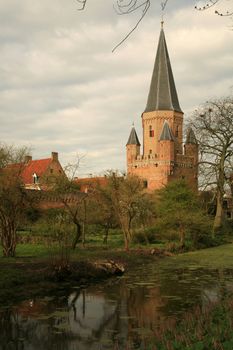 Zutphen –medieval fortified picturesque town in Netherlands. 