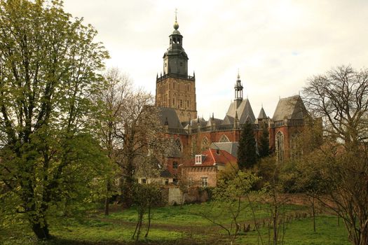 Zutphen –medieval fortified picturesque town in Netherlands. 