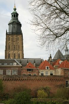 Zutphen –medieval fortified picturesque town in Netherlands. 