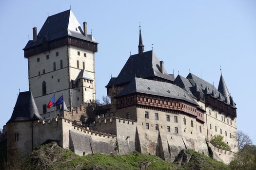 Grand View of Karlstejn Castle