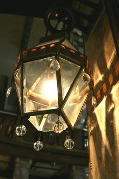 Eerie Light in Cafe