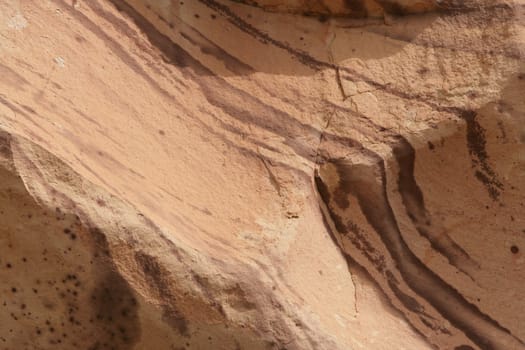 Unique design on rock in Valley of Fire State Park near Las Vegas, Nevada