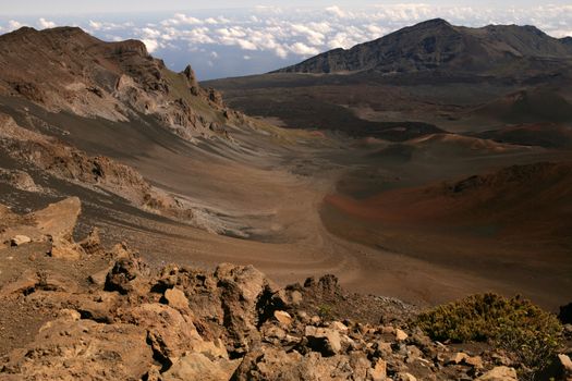 Haleakala National Park on the island of Maui in Hawaii