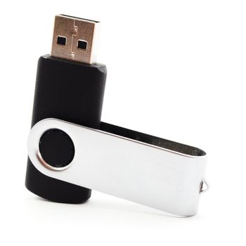 usb stick isolated on a white background