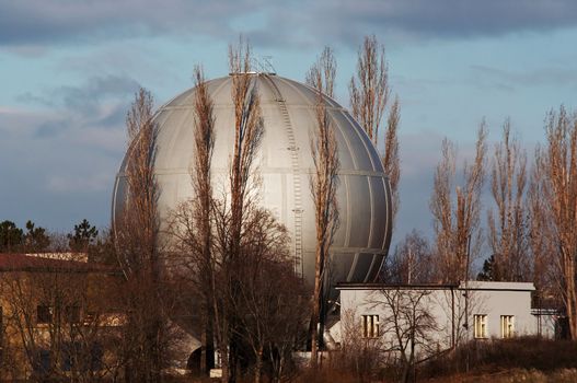 Shot of the gas balloon