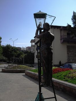The statue in Tbilisi, Georgia