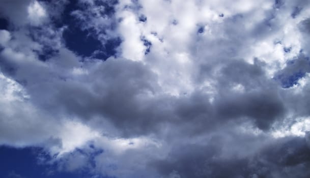 Blue sky and clouds