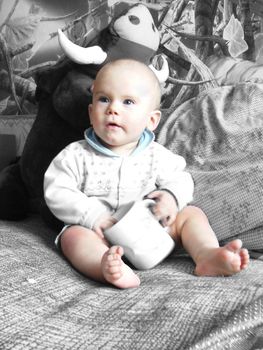 My little son. Photo captured by me.
a little modified.