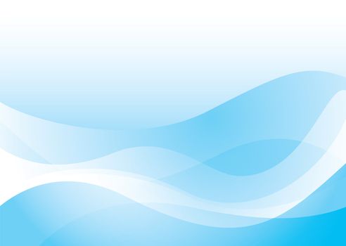 Blue abstract wave background with transparent effect ideal wallpaper
