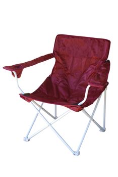 Tailgating chair isolated on white background with clipping path.