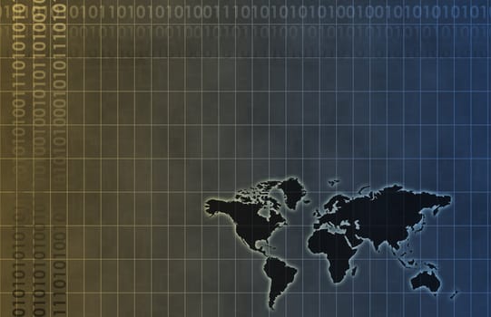 A Global Business Abstract Background Pattern Texture