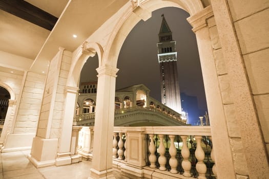 corridor, italian building style