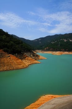 lake in forest