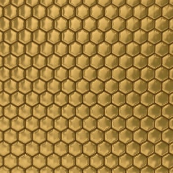 Comb honey. 3D image. Illustrations
