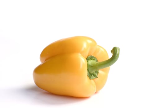 Fresh peppers isolated on a white background 