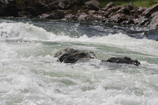 two stones in the stream
